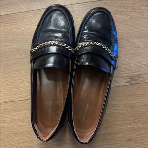 Reformation Black Leather Footwear - Size 8 1/2